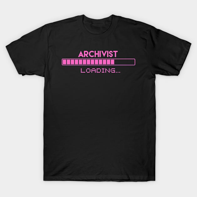 Archivist Loading T-Shirt by Grove Designs